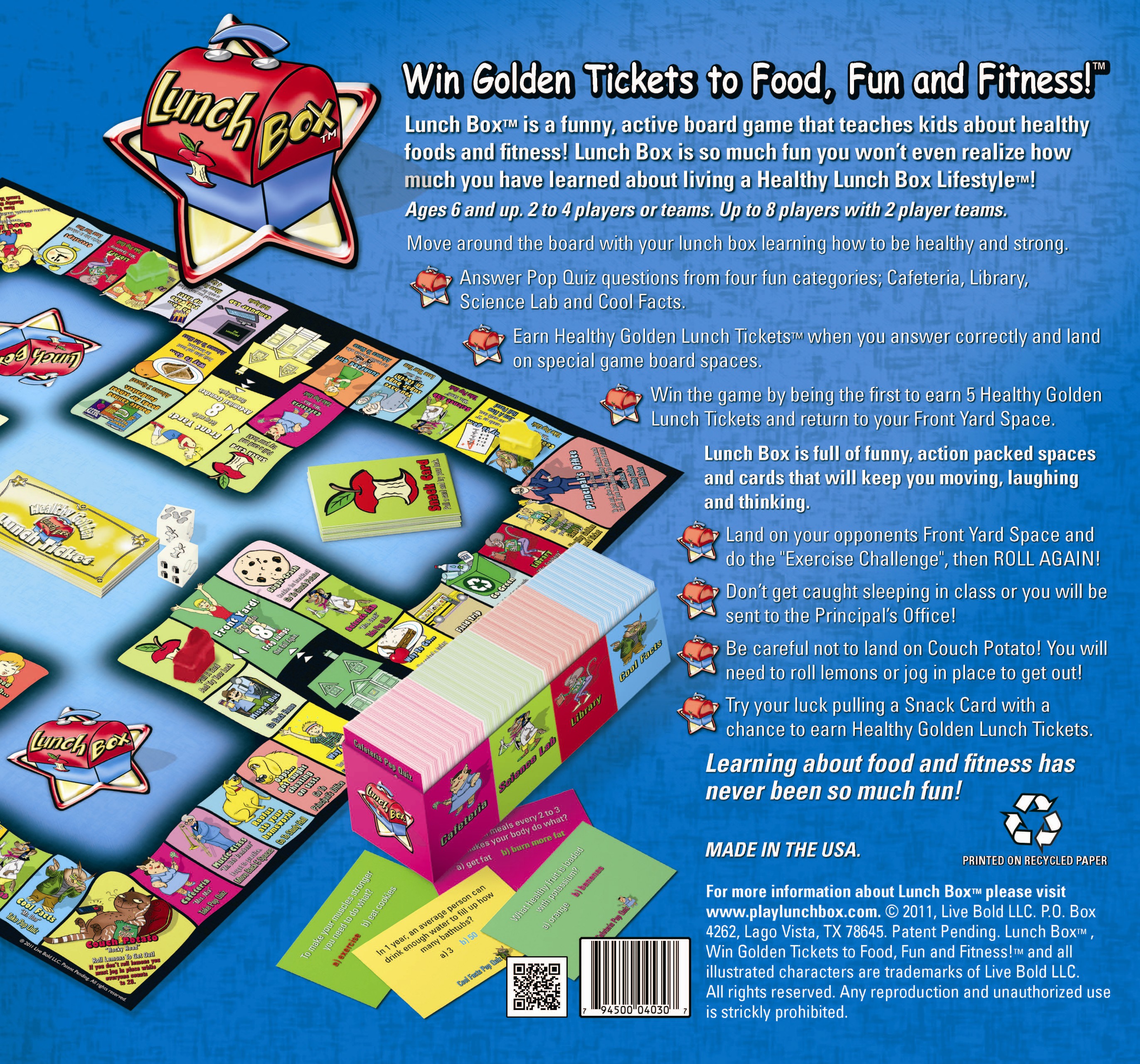 The Lunch Box Board Game Challenges Childhood Obesity